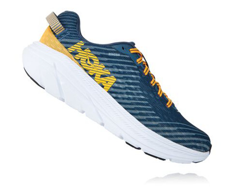 Running Shoes Mens - Hoka One One Rincon - Navy/White - GFHOEDK-97